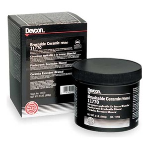 Devcon 11770陶瓷防护剂属于可涂抹施工，氧化铝填充的环氧修补剂。Devcon 11770陶瓷防护剂极好的耐化学侵蚀和耐磨损性能，可用于修补、平整、保护易受腐蚀、侵蚀、气蚀的物体表面。