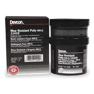 Devcon Wear Resistant Epoxy (WR-2) 11410 自润滑耐磨修补剂，是一种光滑、防修、多用途的环氧类材料，具有自润滑性，可用来修补光滑表面，如机床导轨等